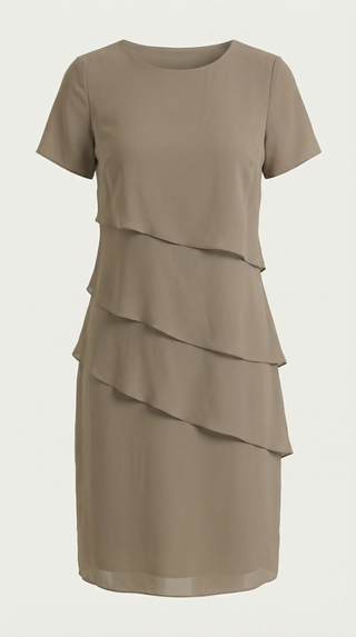 Vestido Corto con Volantes Meghan