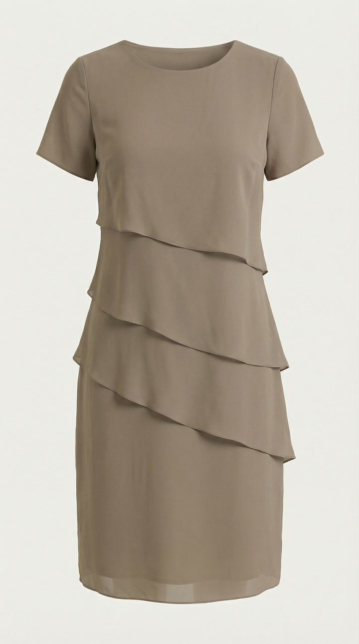 Vestido Corto con Volantes Meghan