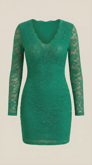 Vestido Corto Bodycon de Encaje Sadie