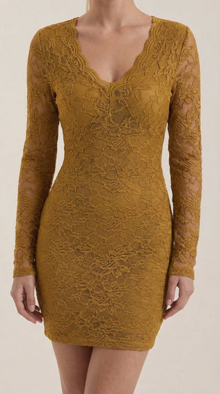 Vestido Corto Bodycon de Encaje Sadie