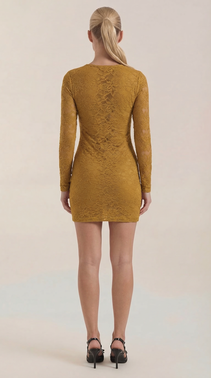 Vestido Corto Bodycon de Encaje Sadie