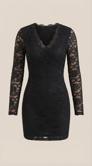 Vestido Corto Bodycon de Encaje Sadie