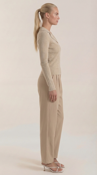 Suéter de punto 'Sara' con cuello elegante